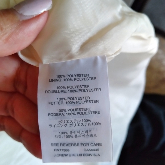 J Crew Black White Abstract print pleated skirt, size 4 - Picture 8 of 9